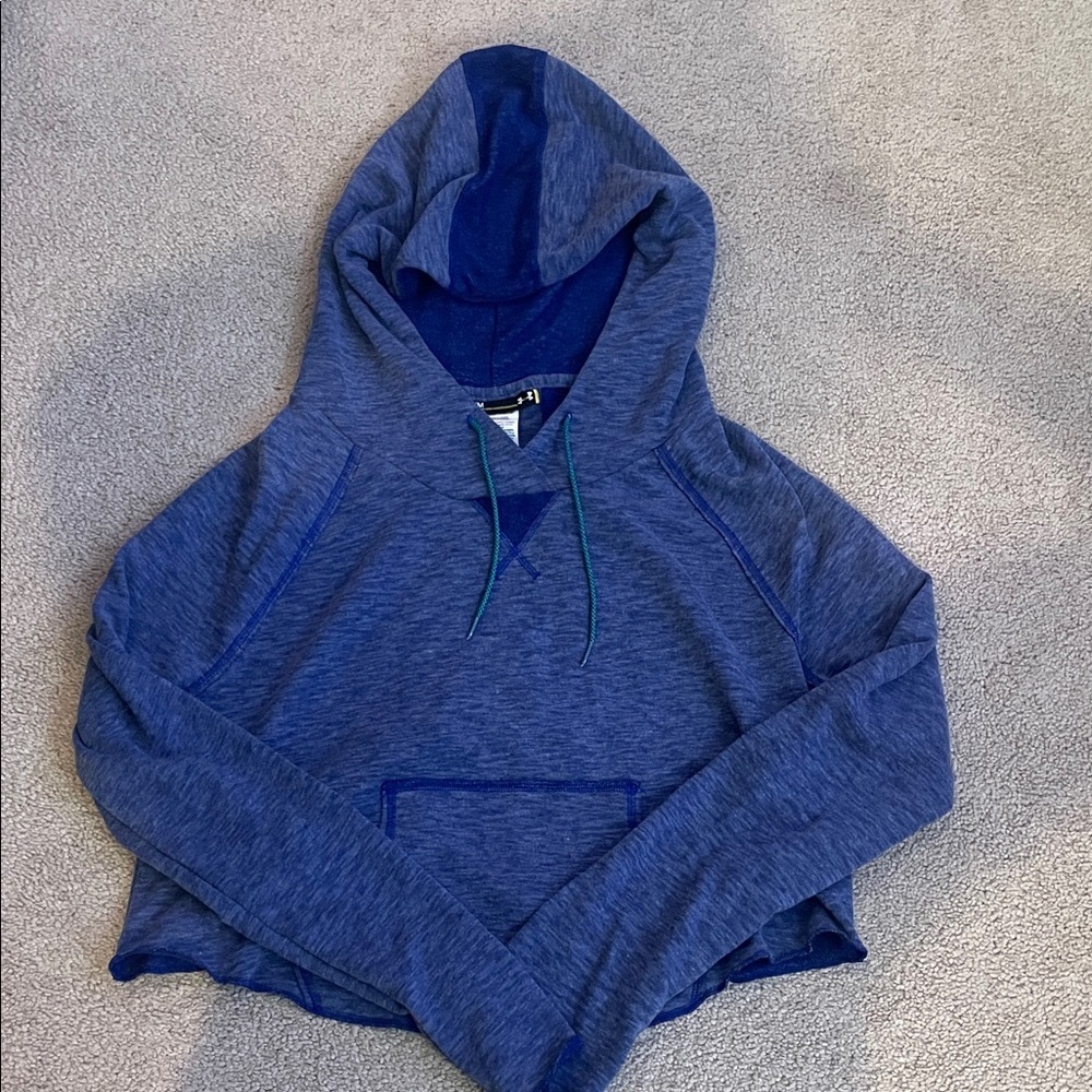 Under Armour Cropped Blue Women's Hoodie
